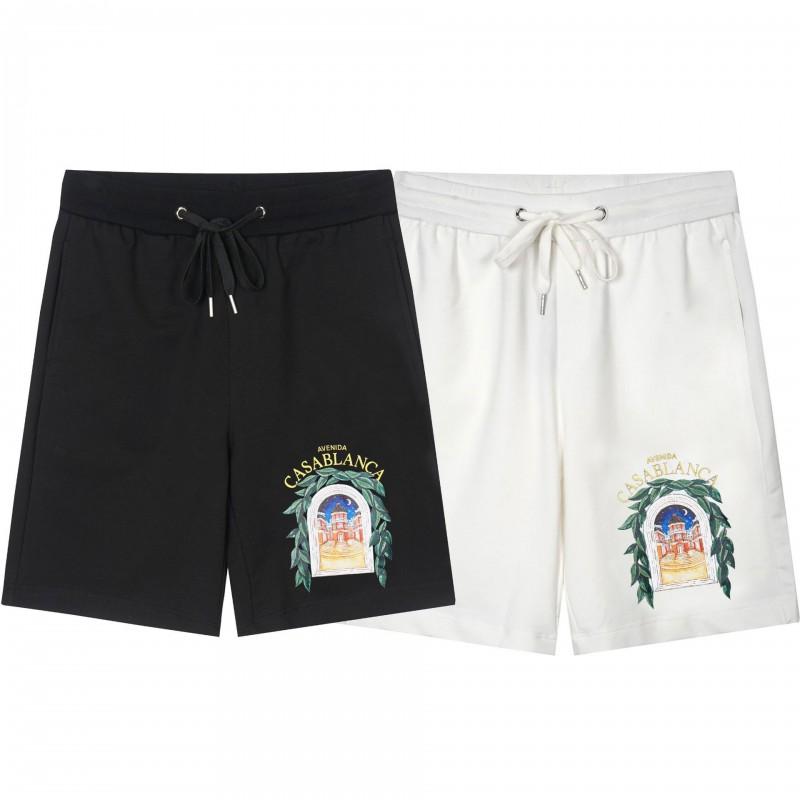 Casablanca Cartoon Print Loose Fit Shorts Teen Boys Casual Wear