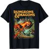 Dungeons  Dragons Strike The Beholder Футболка Классическая RPG Игра Печатная Рубашка Мужская С Круглым Вырезом Хлопок Короткий Рукав Летняя Уличная Одежда