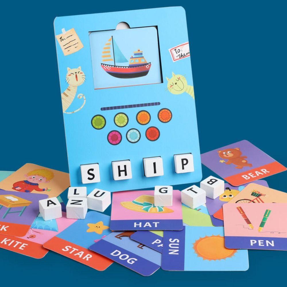 Education Cognition Puzzle Educational Toy Alphabet Classification Letter Recognition Toy Kids