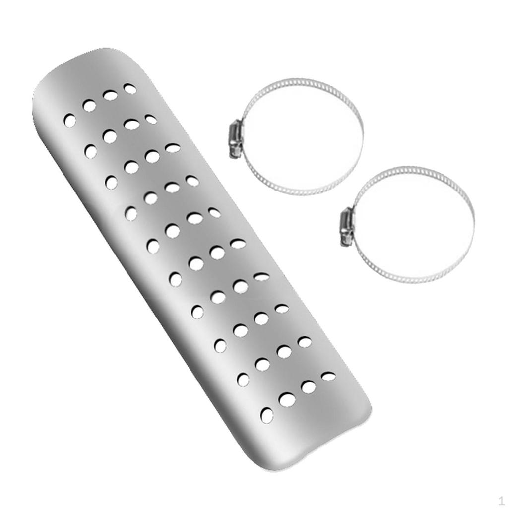 Тепловой экран выхлопной трубы мотоцикла Мотоциклетные аксессуары Легко установить Стильный