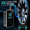 18000mAh Car Tire Inflator With LED Emergency Lights Portable Air Compressor Tire High-Pressure Pump With LED Display With Touch Screen