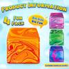 Squishy Maltose Cube Stress Squeeze Ball Colorful Anti Stress Ball Decompression Squishy Cube Slow Rebound Fidget Gift
