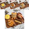 Egg Tarts Puffs Pancakes And Bagels Plush Pendants With Short Plush Filling For Kids And Adults