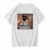 Бесплатная футболка Diddy Freediddy P Рэпер Винтажная Вареная Унисекс Дизайнерская Одежда Мода Графичная Универсальная Стильная Стрейч