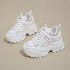 Fashion Little Dad Shoes Women 025 Summer New Mesh Breathable Platform Heightened Casual Sports Shoes Versatile and Light