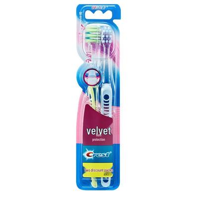 Зубная щетка Crest Velvet для ухода за деснами, двойная упаковка