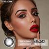 FUNSACHY 1 Pair Black Coloron Contacts Lens Yearly Use Natural Korean Brown Eyes Contact Gray Pupils Cosmetics Fashion Softlen