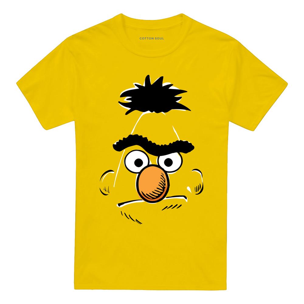 Sesame Street Unisex Adult Retro Bert Sketch T-Shirt