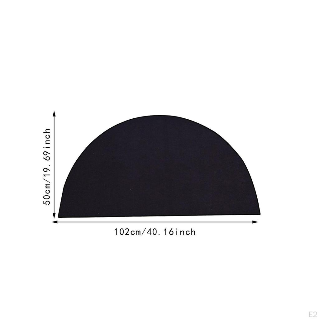 Fireproof Fireplace Mat Fire Resistant BBQ Grill Floor Protector Retardant Hearth Pad