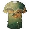 Beautiful Carp Fishing 3D All Over Print Men T Shirt Harajuku Fashion Short Sleeve Shirt Summer Streetwear Unisex Tshirt