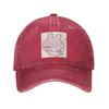 Asamimichaan Asamimi Denim Fabric Cap Casual Baseball Caps Adjustable Hat Summer Unisex Baseball Hats
