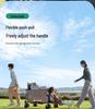 SunnyFeel Shanmen Camper Van Folding Cart - Portable, Large Capacity, Rear Opening for Outdoor Camping.