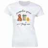 Pumpkin Spice And All Things Nice With Scarf And Latte Unisex T-Shirt Fall Tee