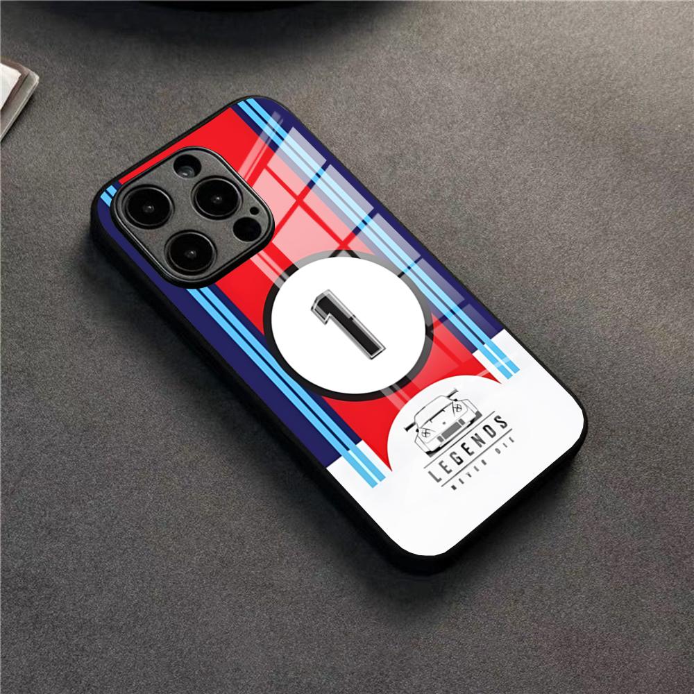 M-Martinis Racing Чехол для телефона For IPhone 17 16 Pro 15 Pro Max 14 13 12 11 X XR XS Max Plus SE Стеклянная крышка