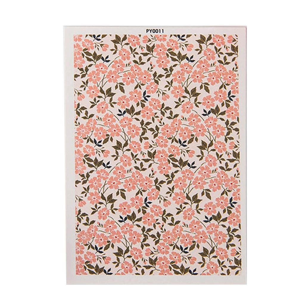 Глина Переводная бумага для глиняных серег Водорастворимая глина Переводная бумага Цветочный переводной лист для глиняных украшений