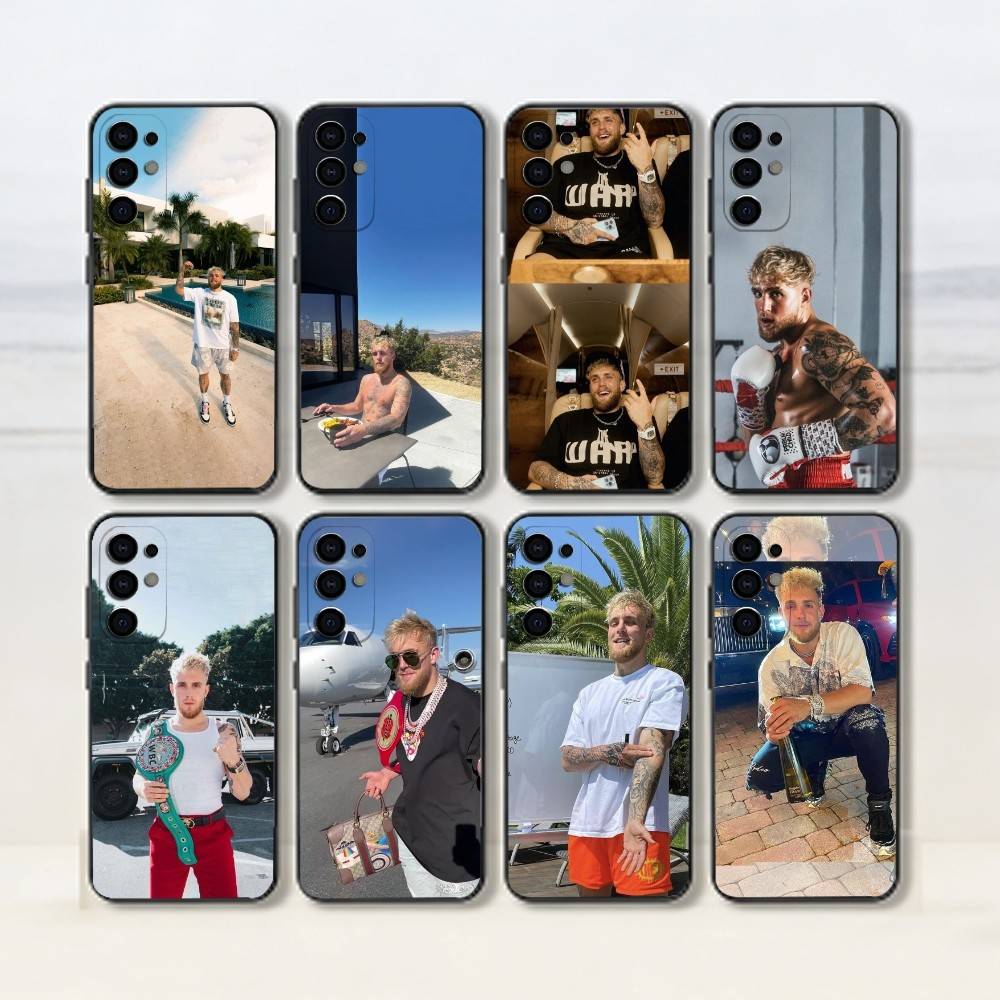 Jake Paul Phone Case For Samsung S25,S24,S21,S22,S23,S30,Ultra,S20,Plus,Fe,Soft Silicone Black Cover