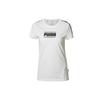 Large Logo Casual Short Sleeve T-Shirt Women Tops White 845059-02