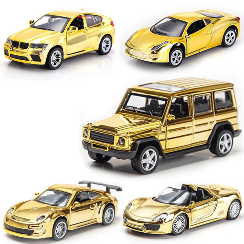 Новый! 1:32 золота серии сплав внедорожник модель торта орнамент детские игрушки для мальчиков подарки на день рождения