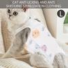 Cat Surgical Recovery Suit for Female Male Abdominal Wounds Spay or Skin Disease Breathable for Pet Post-Sterilization