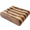 KATOMOKU Cat Walnut x White Table, 1-bowl, Ash, km-124ST (Feeding Stand)