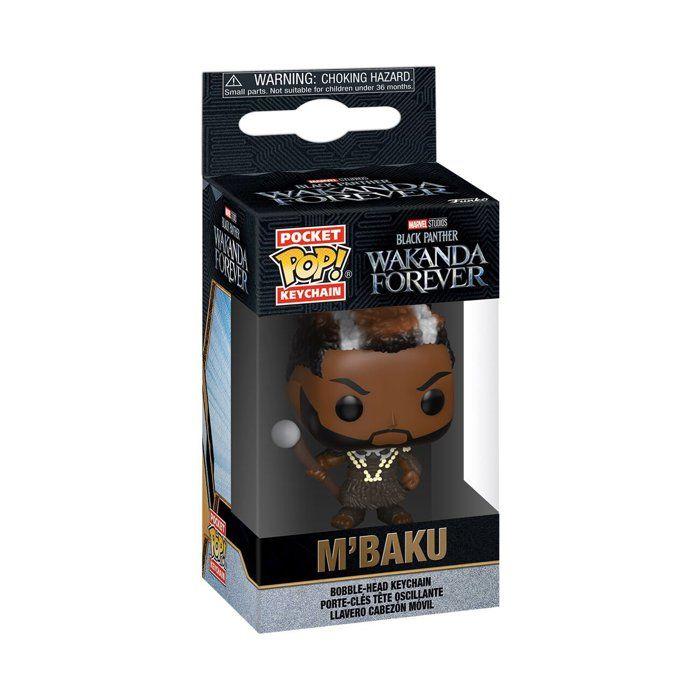 Porte-clés - BLACK PANTHER - M'Baku - Vinyle - Blanc - Mixte