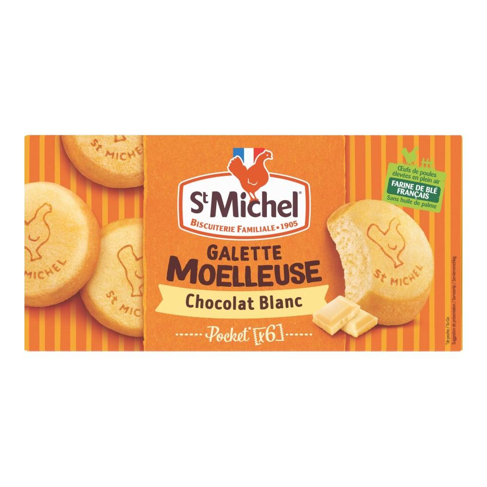 Saint Michel Galette White Chocolate Soft Cookies 180G