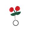 Sweet Cute Knitted Keyring Fruit Crochet Keyring Creative Cherry Keychain  DIY Jewelry
