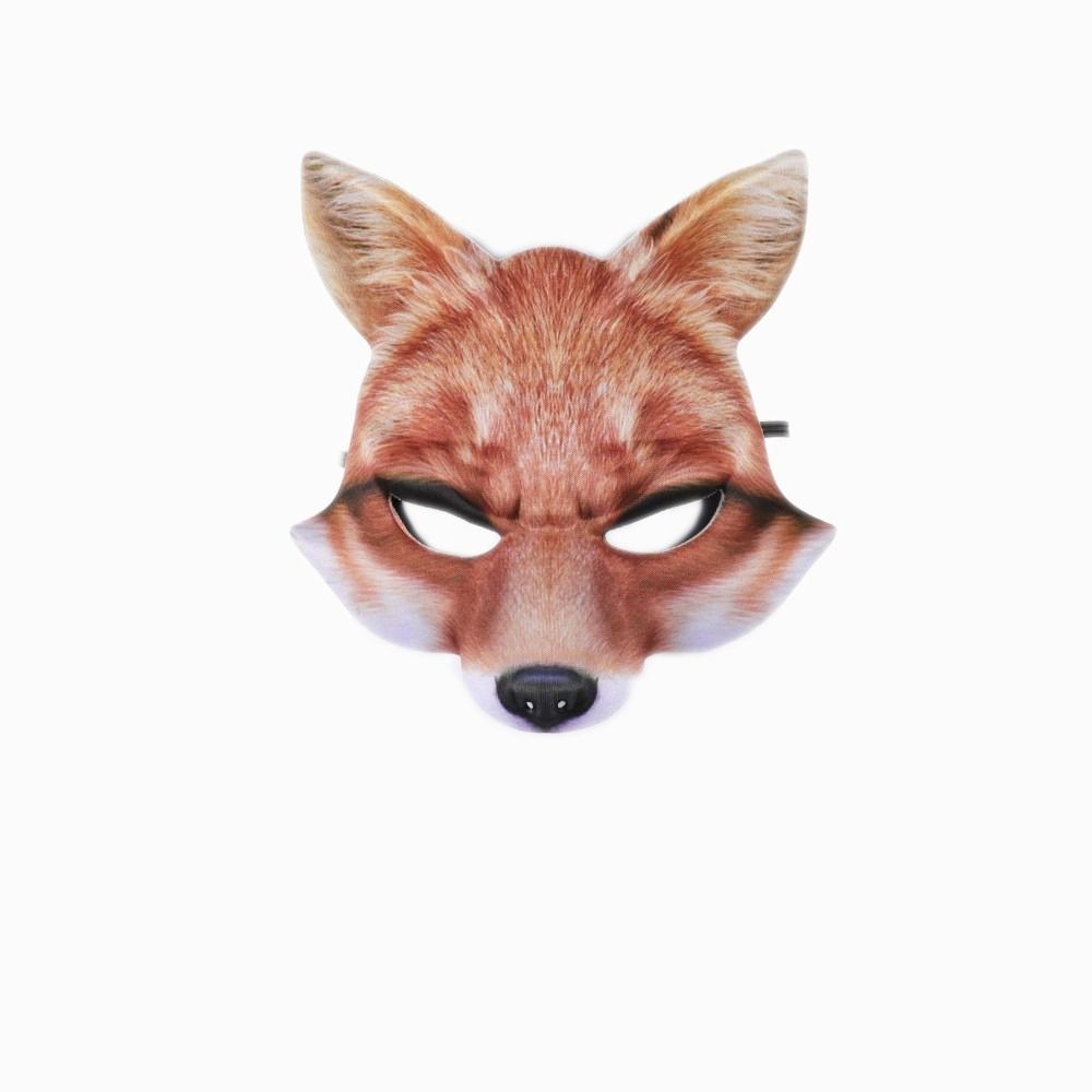 Animal Cosplay Mask EVA Half Face Cover Sexy Fox Mask Halloween