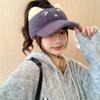 Новый стиль Защита ушей для велоспорта Плюс Бархатная теплая вязаная шерстяная шапка Универсальная кепка с козырьком с открытым верхом для женщин Осенью и Зимой