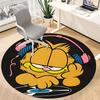 1 шт. Круглый ковер Garfield DJ Office, Под офисные стулья, Спальня, Гостиная, Домашний декор a0926063