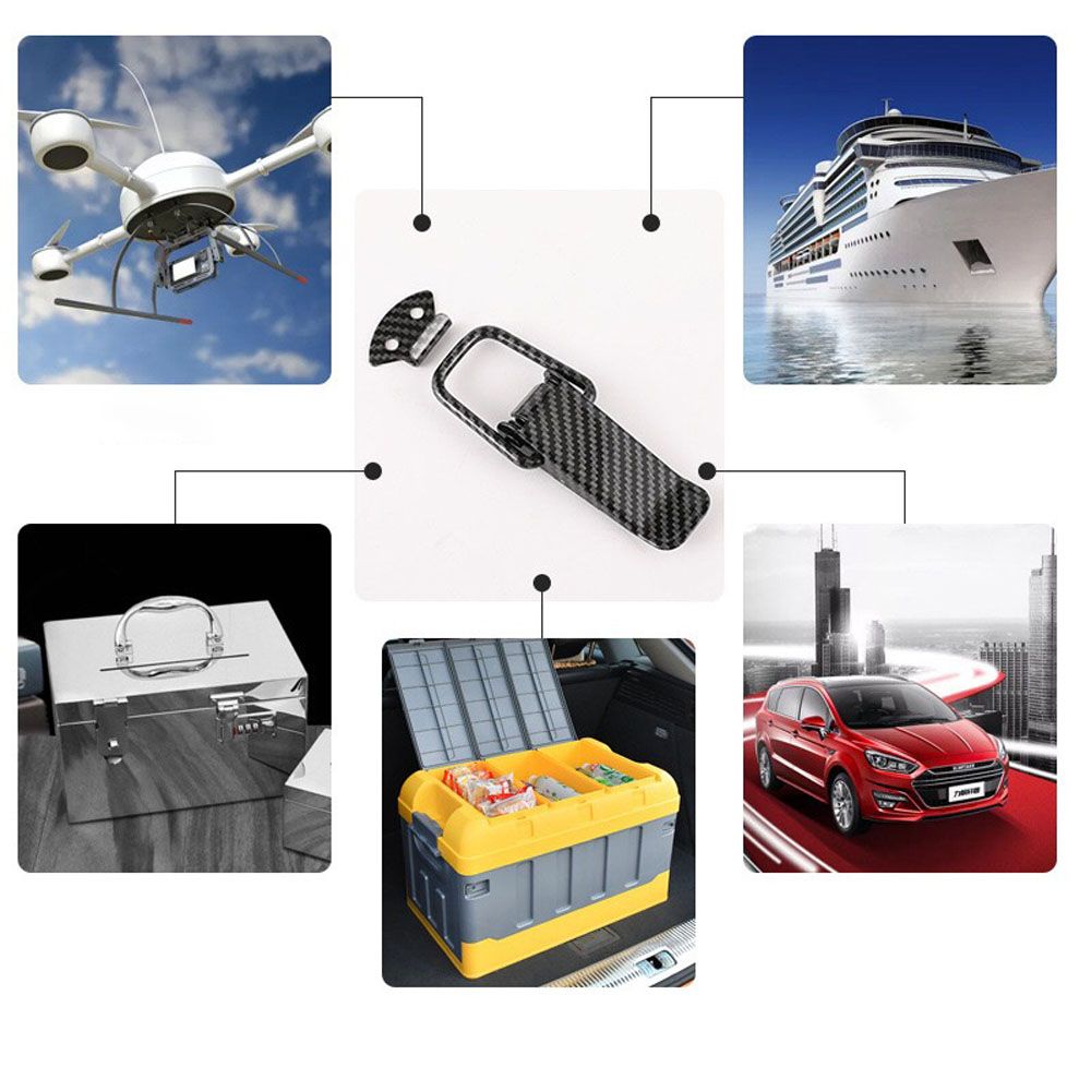 Clip Auto Accessories Bumper Lock Clip Quick Release Hasp Car Hood Fastener Bumper Security Hook