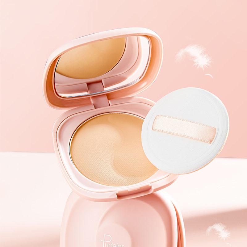 Pudaier Pressed Powder Set Up Foundation Пудра под макияж Водостойкая консилерная пудра и пудра для контроля жирности