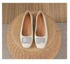 Женские туфли-балетки из натуральной кожи - Французский низкий вырез, Квадратный носок, Мягкая подошва, Большие размеры 41-43, Новинка 2025 Вечерний бриз