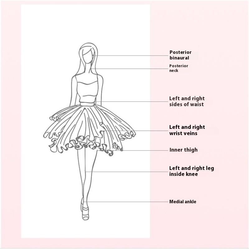 Fragrant Flower Season Solid Balm Kit Solid Body Balm Kit Portable Perfume