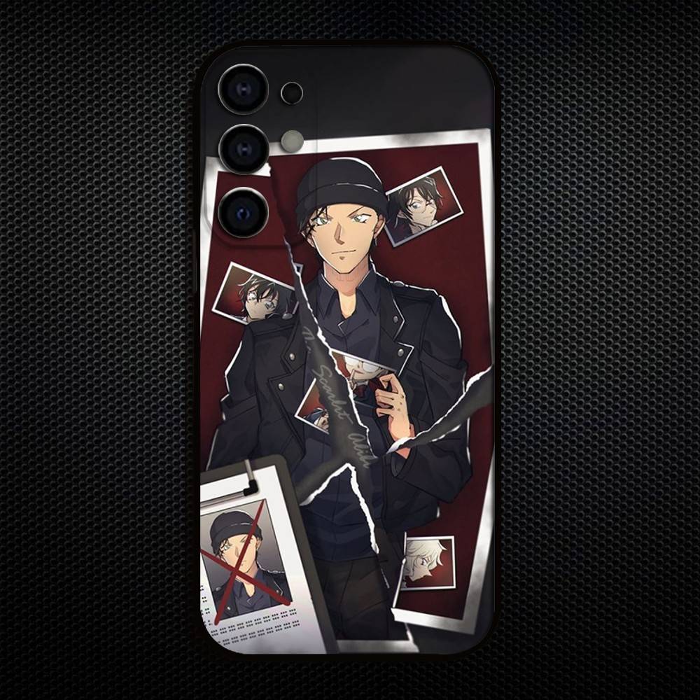 Чехол для телефона Shuichi A-Akai для Samsung S25, S24, S23, S22, S21, S20, Plus, Fe, Lite, Другие Черный Чехол
