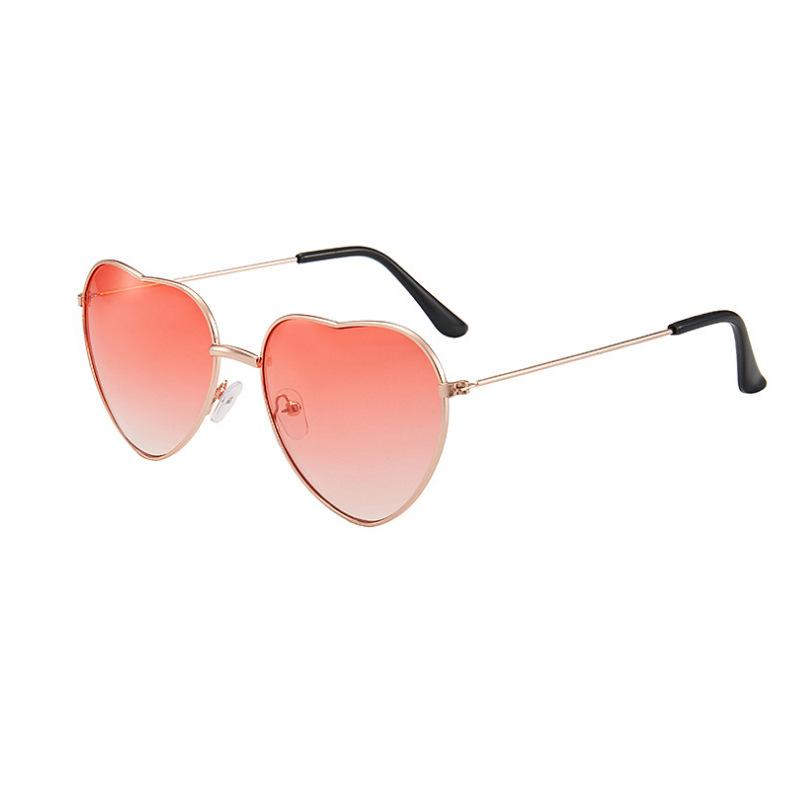 Vintage Heart Sunglasses Women Brand Designer Candy Color Gradient Sun Glasses Outdoor Goggles Party Lentes Mujer