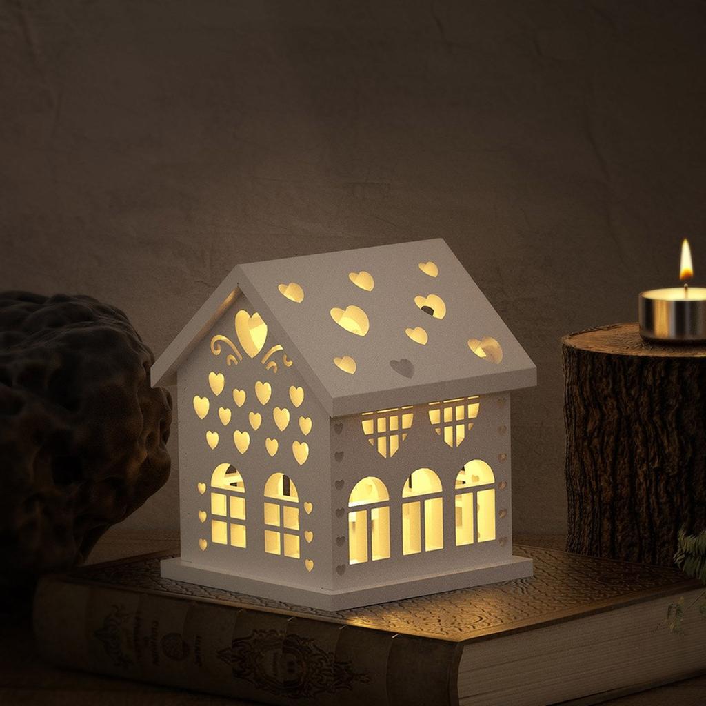 Heart House Candle Holder Silicone Mold DIYs Cement Gypsum Clay Candlestick Resin Ornaments Molds Home Decorations