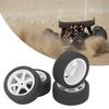 4 Pcs RC Car Tires Rubber Plastic   RC Car Wheel for    01  02 XV01 XV02 1Celsius10 Remote Control Vehicle
