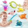 Children's Bath Toys, 10 Magnetic Games, Bathtub Toys With Floating And Mold Free Swimming Toys