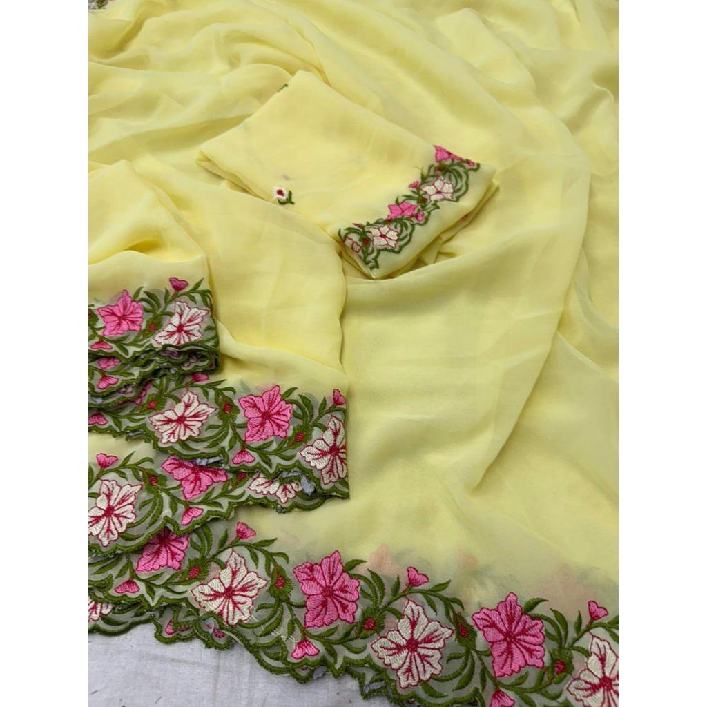 Новая коллекция сари из многониточных тканей Pastel Range запущена в производство с новым цветом