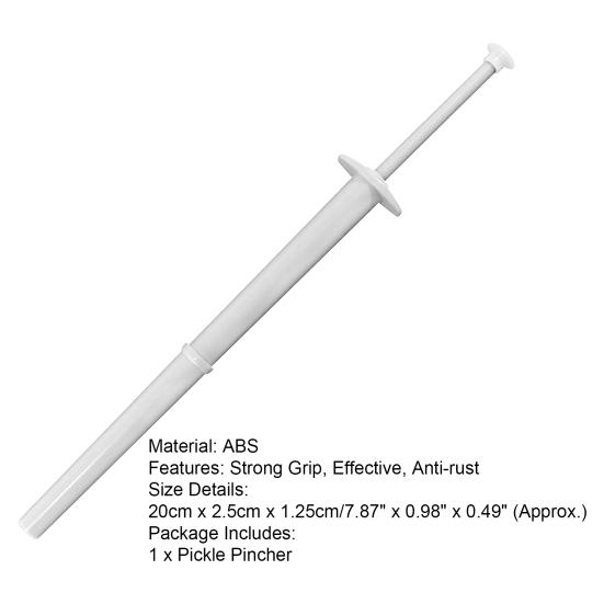 Многофункциональный зажим для огурцов с прочной ручкой и пружинным эргономичным зажимом для огурцов, хозяйственные принадлежности