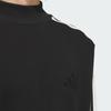adidas Свободный свитер с логотипом в полоску, унисекс, черный JL6080