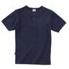 Avirex Повседневная футболка-henley с воротником-стойкой и рифленой короткой рукавом, XL,