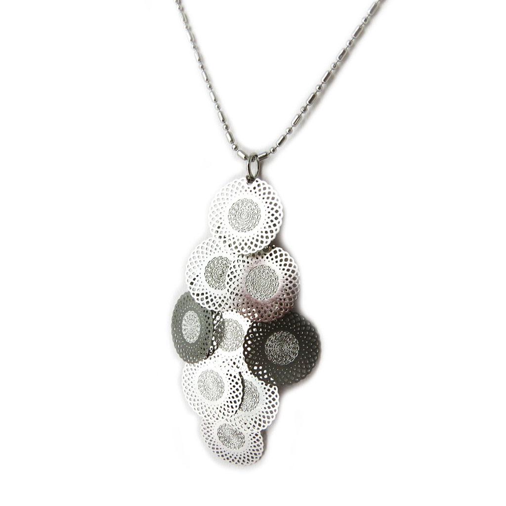 Les Trésors De Lily [N8199] - Серебряное дизайнерское ожерелье «Кармен»