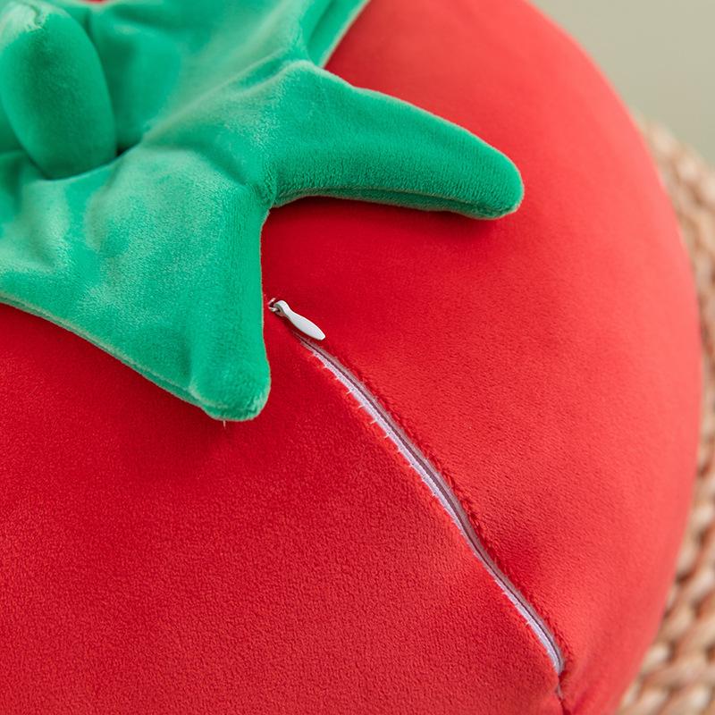 Tomato Plush Doll Simulation Tomato Throw Pillow Doll Plush Toy Large Vegetable Doll Activity Gift