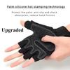 Summer Half Finger Gloves Ice Silk Breathable Gym Fitness Running Women Men Anti-Slip Pad Cycling Fingerless Gloves Bicycle 6
