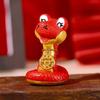 4pcs Cute Mini Lucky Snake Figurine Zodiac Snake Small Snake Ornament  Spring Festival