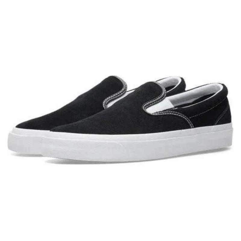 Converse One Star CC Удобные и универсальные низкие парусиновые кеды унисекс черные и белые.