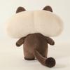 Набор из 35 см милых животных из плюша Мягкая пушистая лиса, кошка, енот, красная панда Набивная кукла Подарок на день рождения для мальчиков и девочек