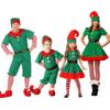 Children and Adults Christmas Elf Costumes Santa Claus Costume Sets Halloween Cosplay Products